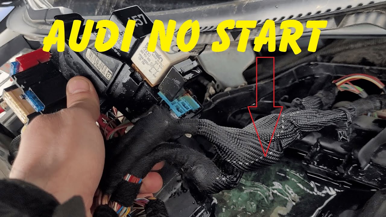 Audi A4 B7 No start / Water damage / No ECU communication