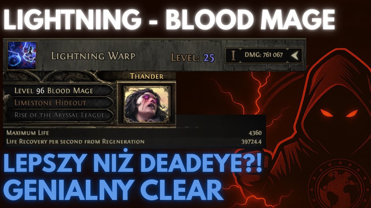 LIGHTNING WARP BLOOD MAGE - NAJLEPSZY i NAJSZYBSZY BUILD W 0.3?