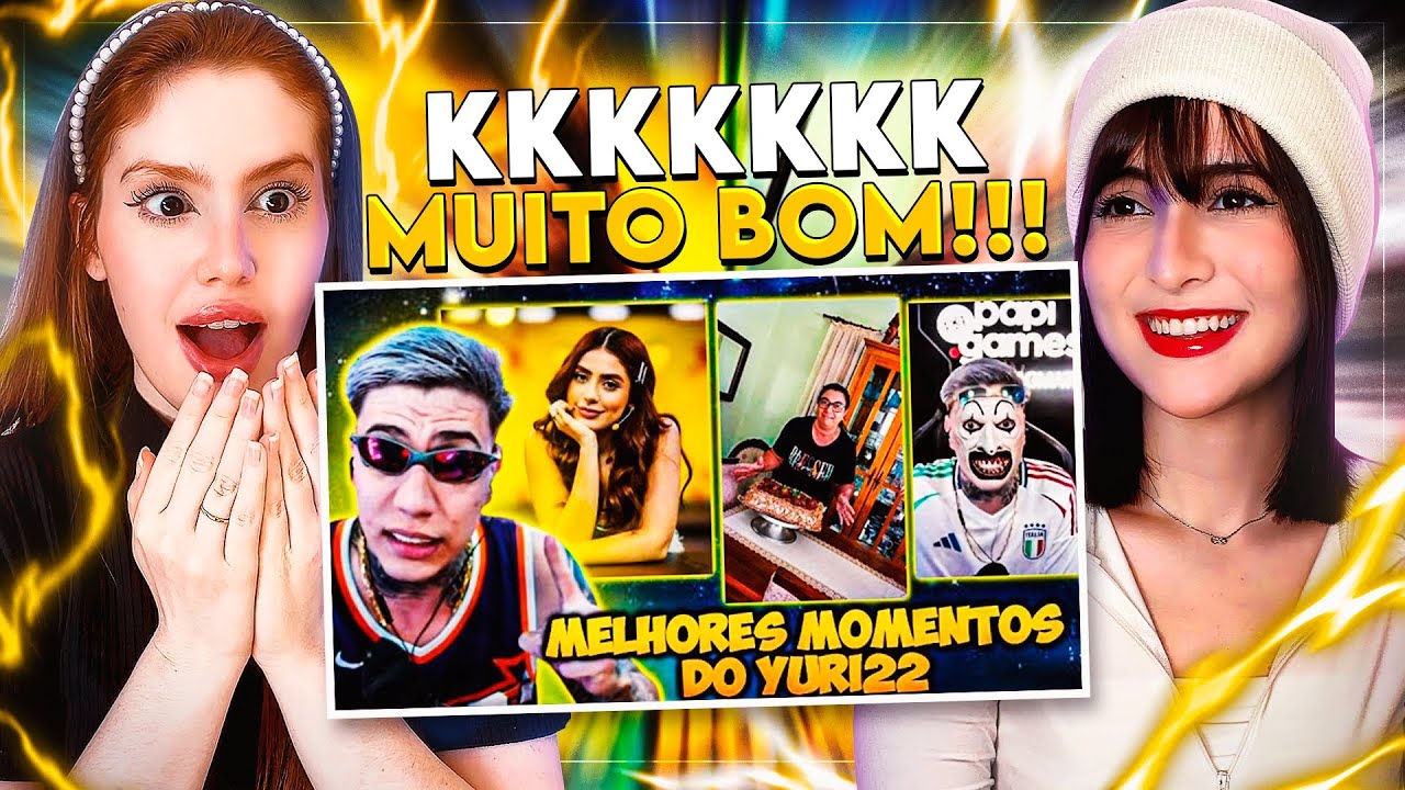 REACT | MELHORES MOMENTOS DAS LIVES DE YUURI22 - TENTE NAO RIR | CR Reacts