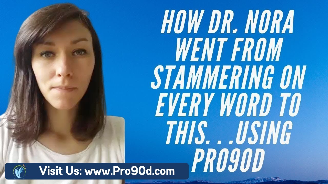How to Stop Stuttering Dr. Nora Pro90d Review