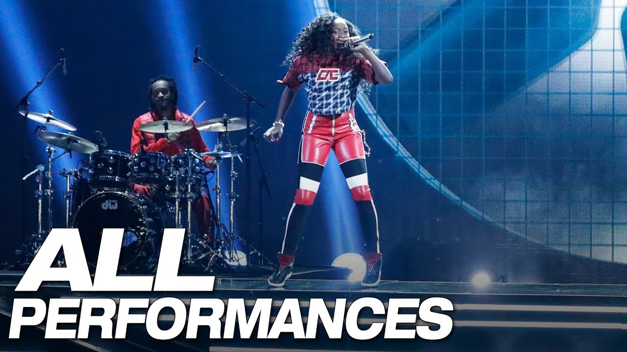 Rapper Flau'jae Raps With A Message (All Performances) - America's Got Talent 2018