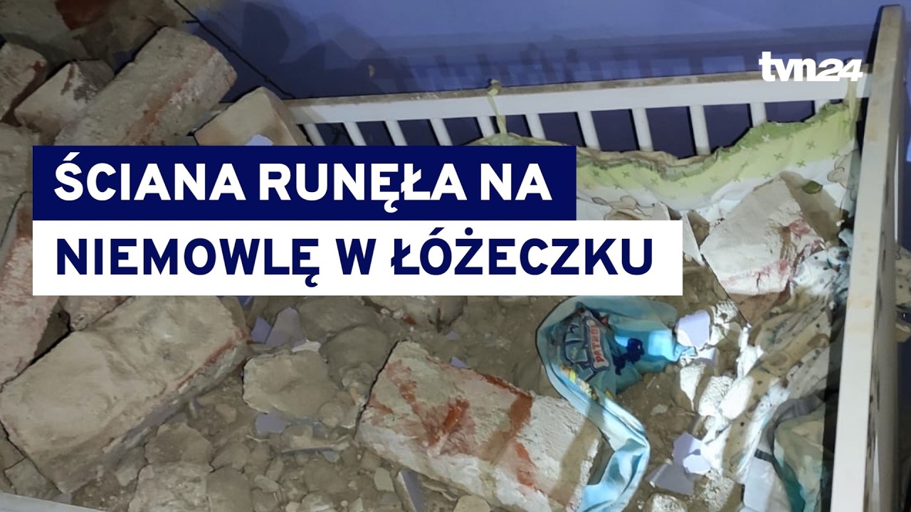 3-miesięczne odkopane spod cegieł. Wybuch pieca w Nowej Wsi Królewskiej @tvn24