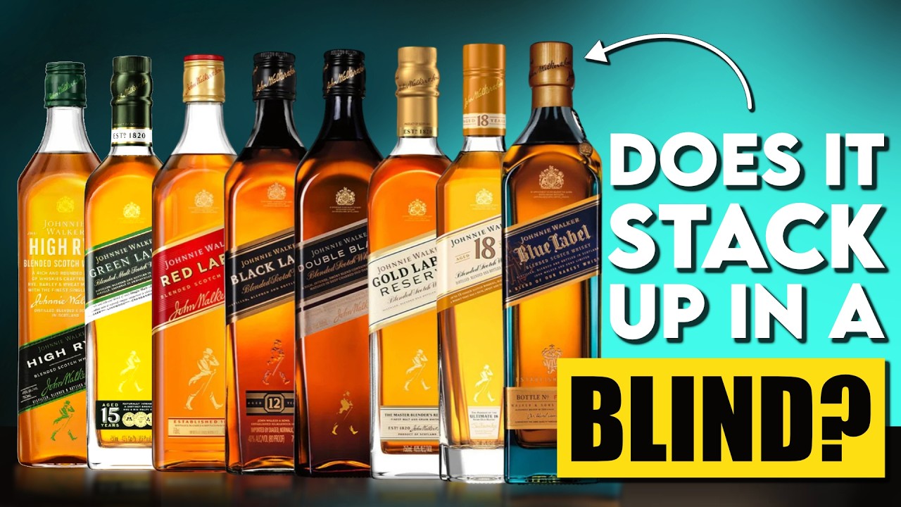 Which Johnnie Walker Actually Tastes the Best? (Full Blind Tasting)