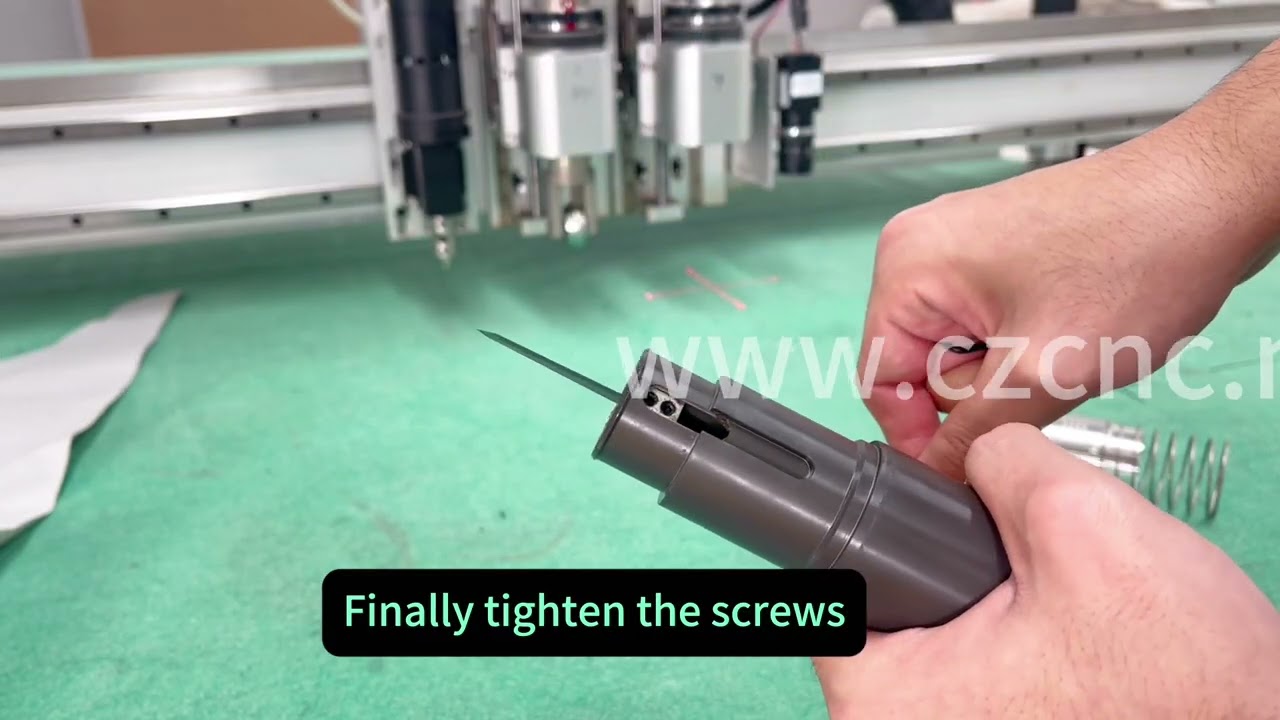 How to Install and Operate Oscillating Knife Cutting Machine  - Pneumatic knife