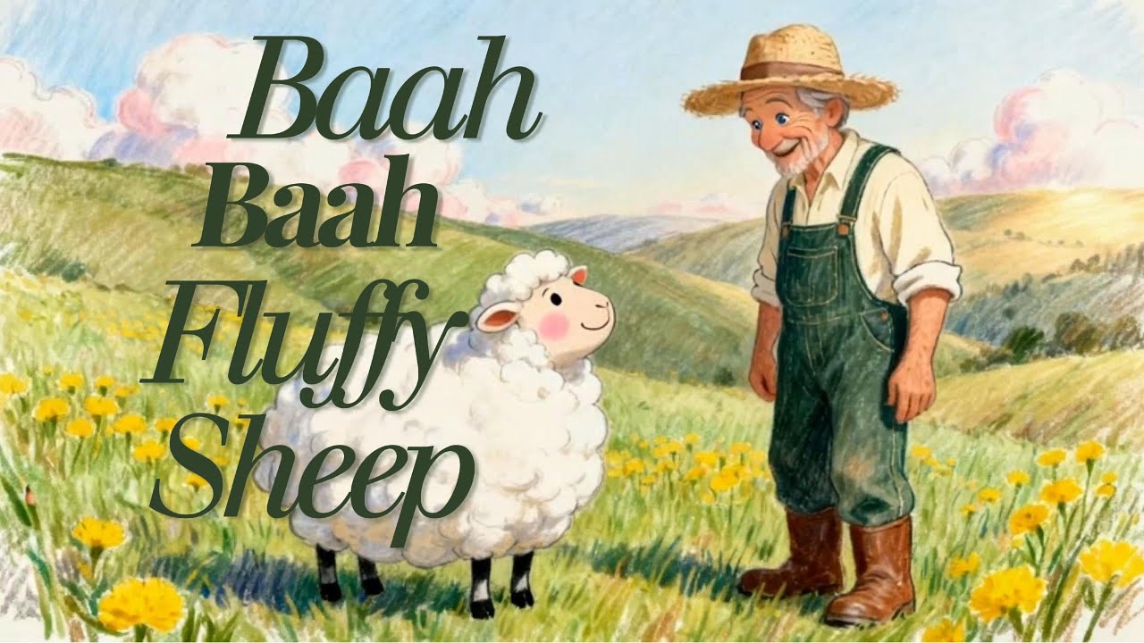 Baah Baah Fluffy Sheep | @Funbeatfamily | Low Stimulation Shows |  Nursery Rhymes & Kids Songs