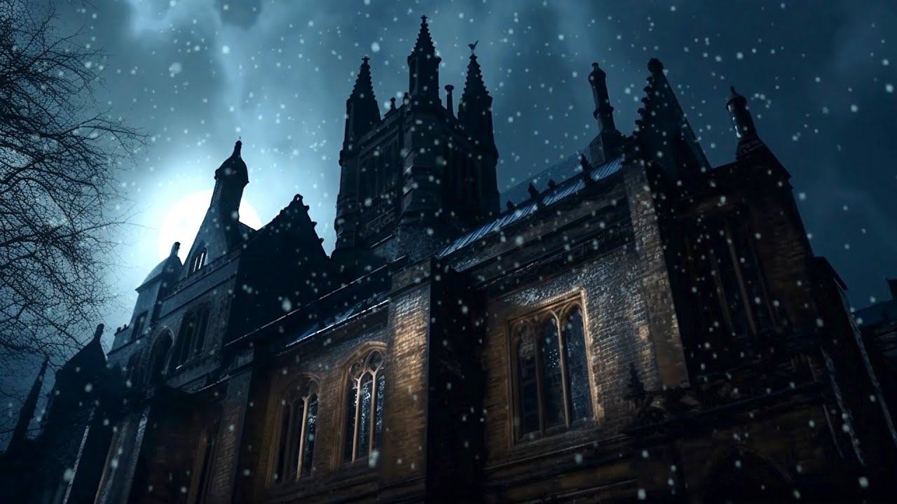 Dark Monastery Meditation - Winter Night Mystery - Mysterious Dark Ambient Church Music - Dark Choir