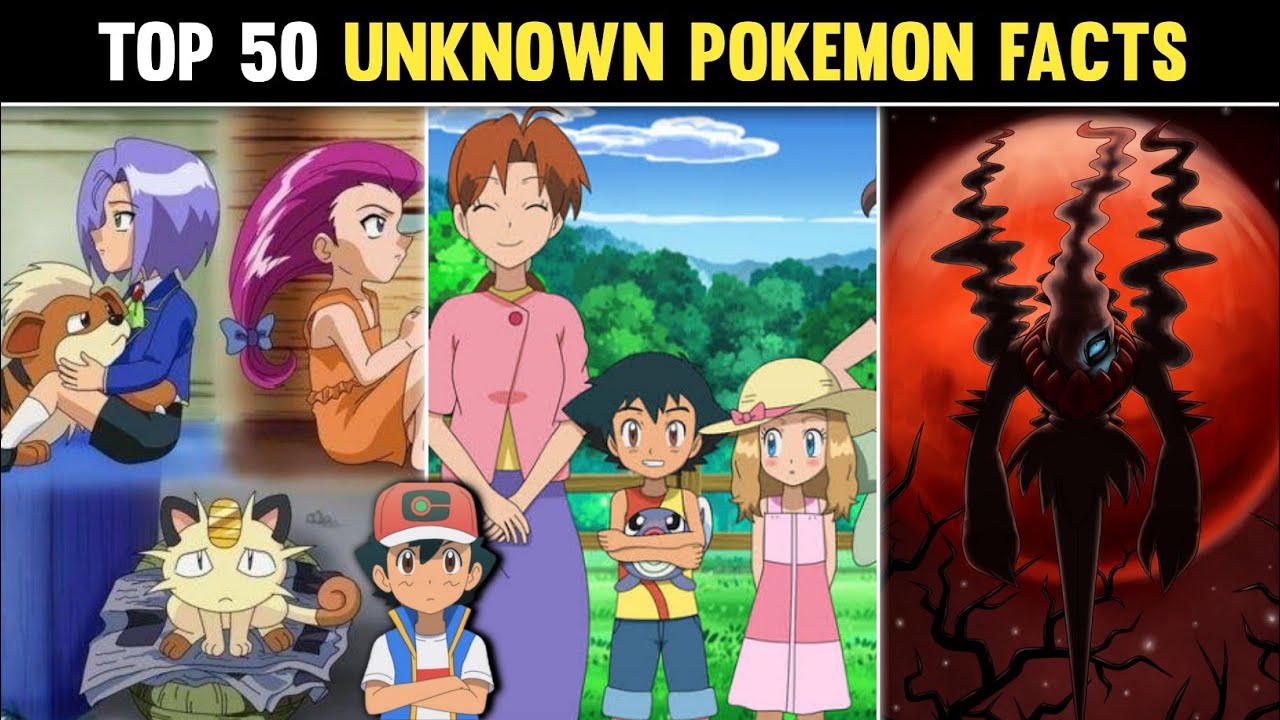 Top 50 Unknown Pokemon Facts|50 Interesting Pokemon Facts|50 Secret Facts About Pokémon|Hindi|