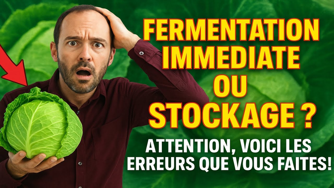 Chou de novembre : Fermentation immédiate ou stockage ? Attention, voici les erreurs que vous faite