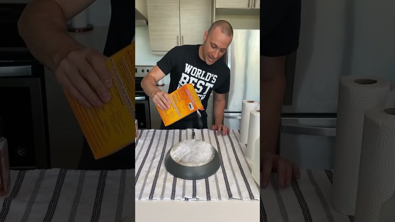 How to magically clean a pan!