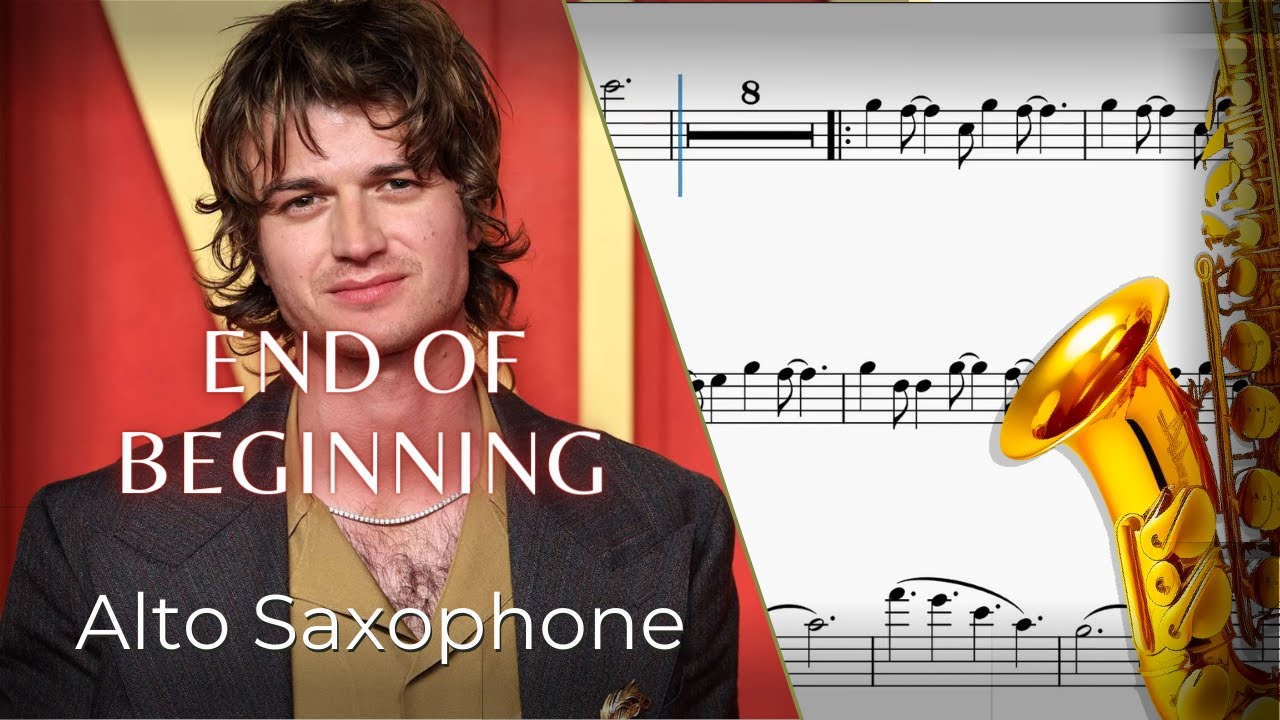 End of Beginning – Alto Saxophone Sheet Music | Djo (Scrolling Score)