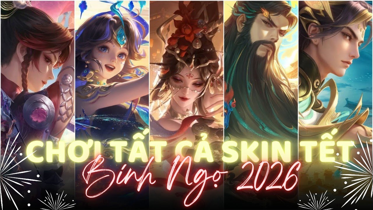 [VGVD] Chơi tất cả skin Tết Bính Ngọ 2026 & kết quả giveaway !!! 🎇🧧🧨