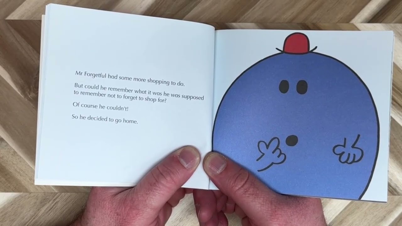 Mr Forgetful from the Mr Men series of books 
