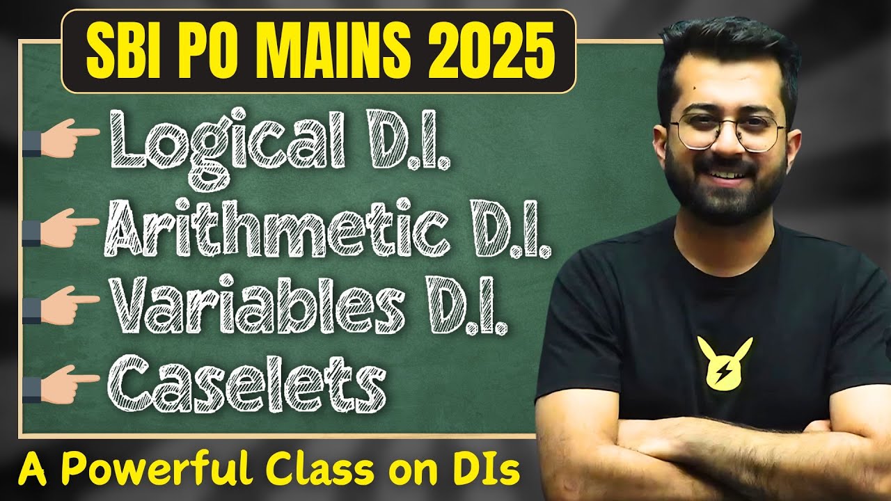 🤯🔥 Logical DIs / Arithmetic DIs / Caselet - Powerful DI Class for SBI PO Mains 2025 || Aashish Arora