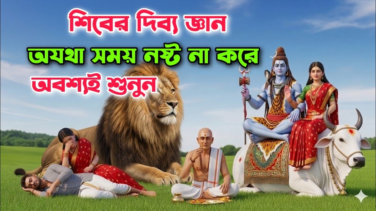 🔱 যারা নিজেকে শিবের ভক্ত মনে করেন। তারা অবশ্যই একবার শিবের ৩টি অমৃত বাণী শুনুন 🔱