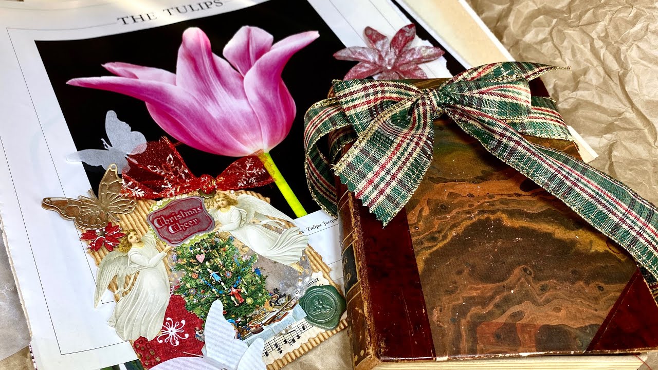 紙もの♡Dianaさんからのクリスマス便✨ジャンクジャーナル・素敵便開封