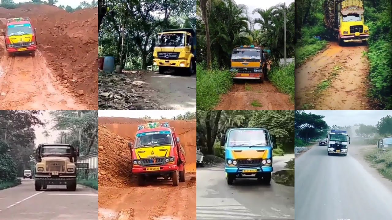 പവർ അത് ഇവിടെ കിടും -  Truck EExtreme Off Road Driving | part 64 | Tipper lorry | truck short