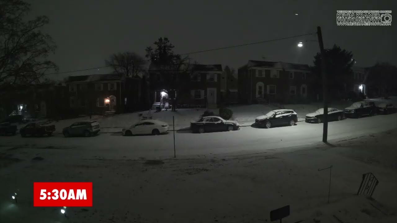 Drexel Hill, PA January 2026 Snow Storm