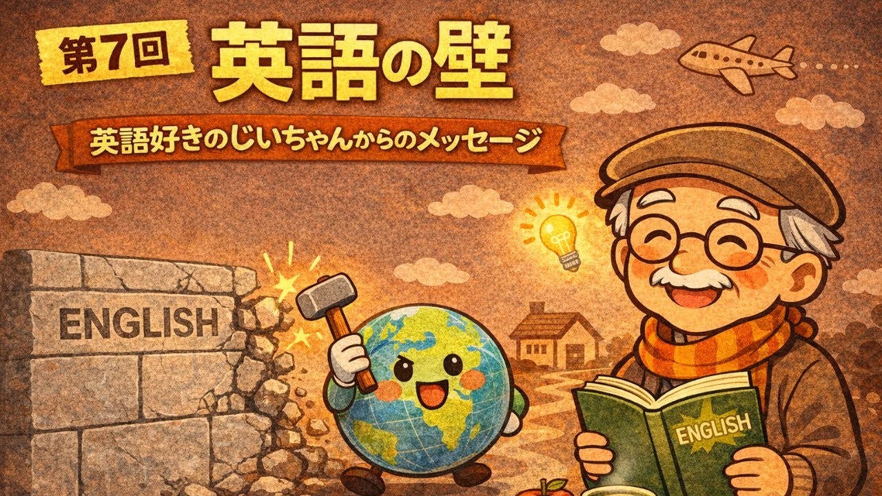 第７回英語の壁　英語好きのじいちゃんからのメッセージ