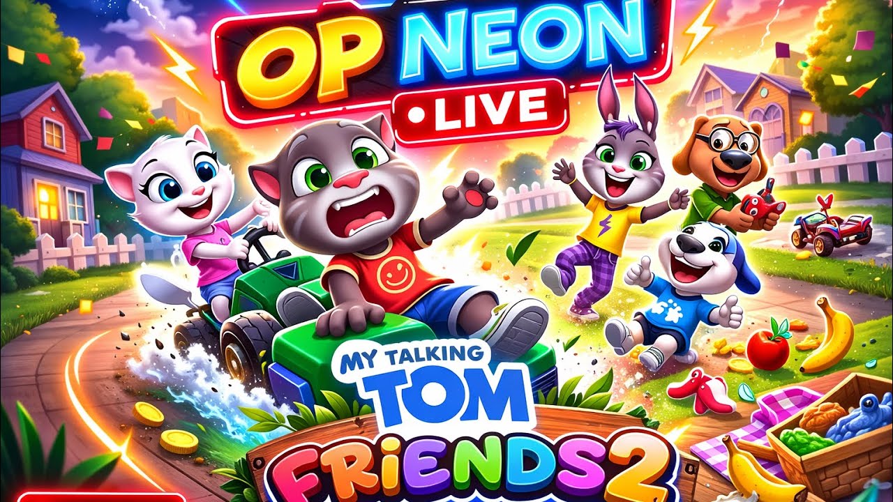 TALKING TOM LIVE WITH FAMILY & FRIENDS #talkingtom #talkingcat #t #talkingtom2 #prismlivestudio