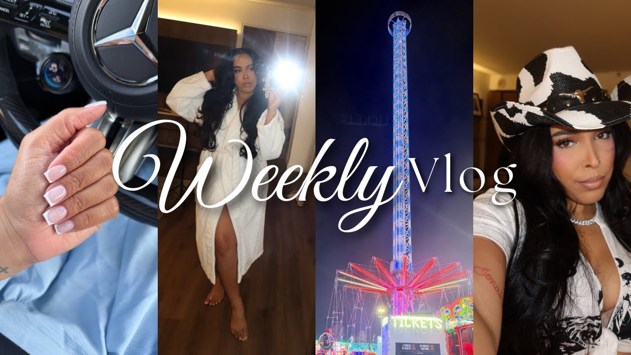 Weekly Vlog: Mom of 2 | houston rodeo+sew in+nail day+shopping+vibes