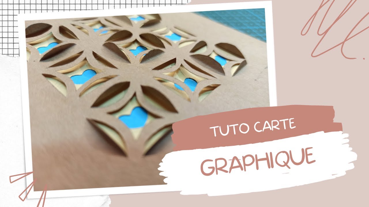 Tuto carte graphique (kirigami)