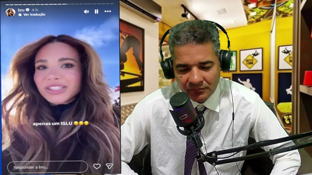 04/02/2026 - BRUNA GOMES FAZ VIDEO CHAMADA PARA BERNARDO SOUSA DA SUIÇA