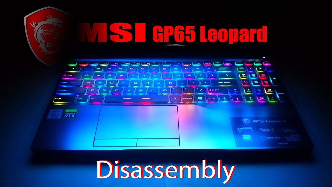 MSI GP65 (2020) - Unboxing and basic disassembly