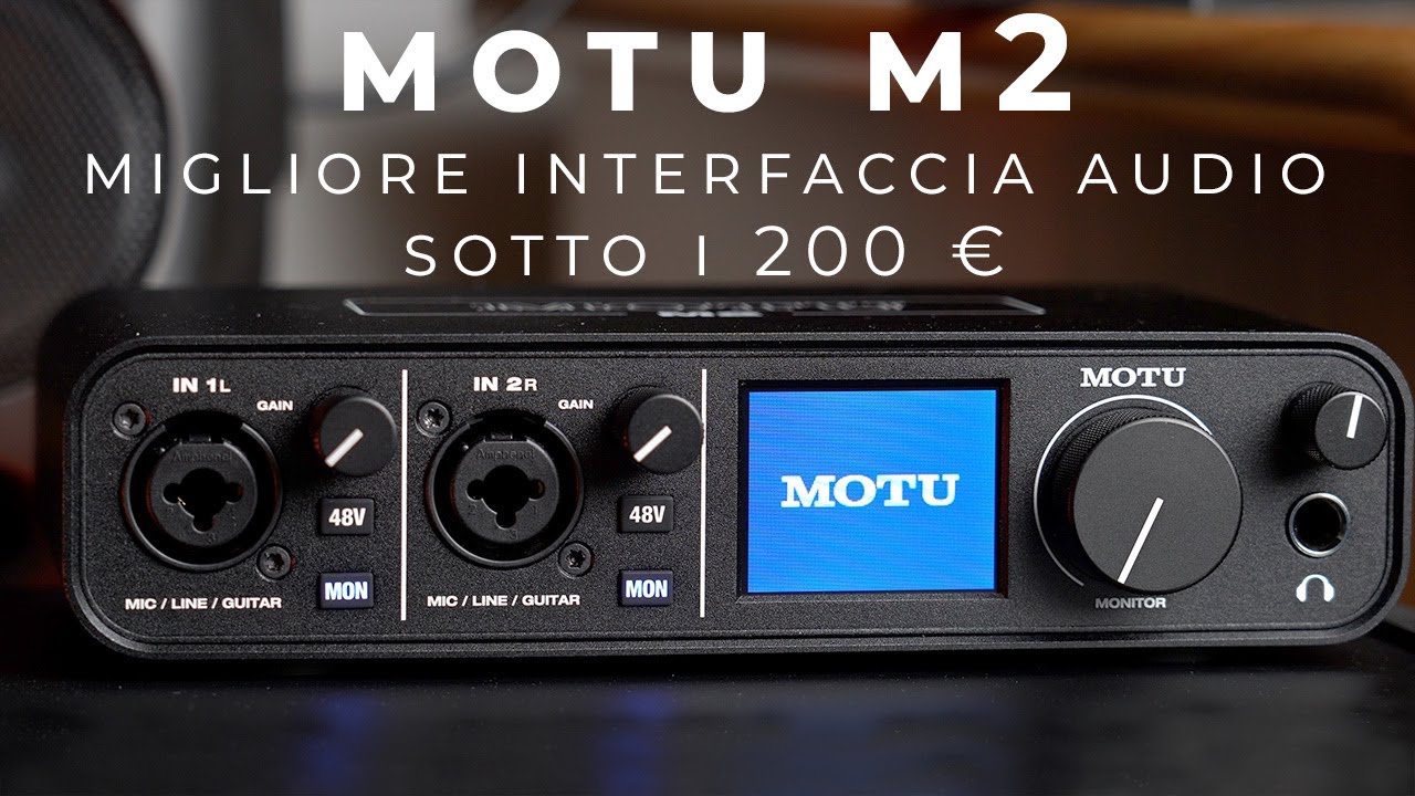 Motu M2: лучший аудиоинтерфейс до 200 евро?