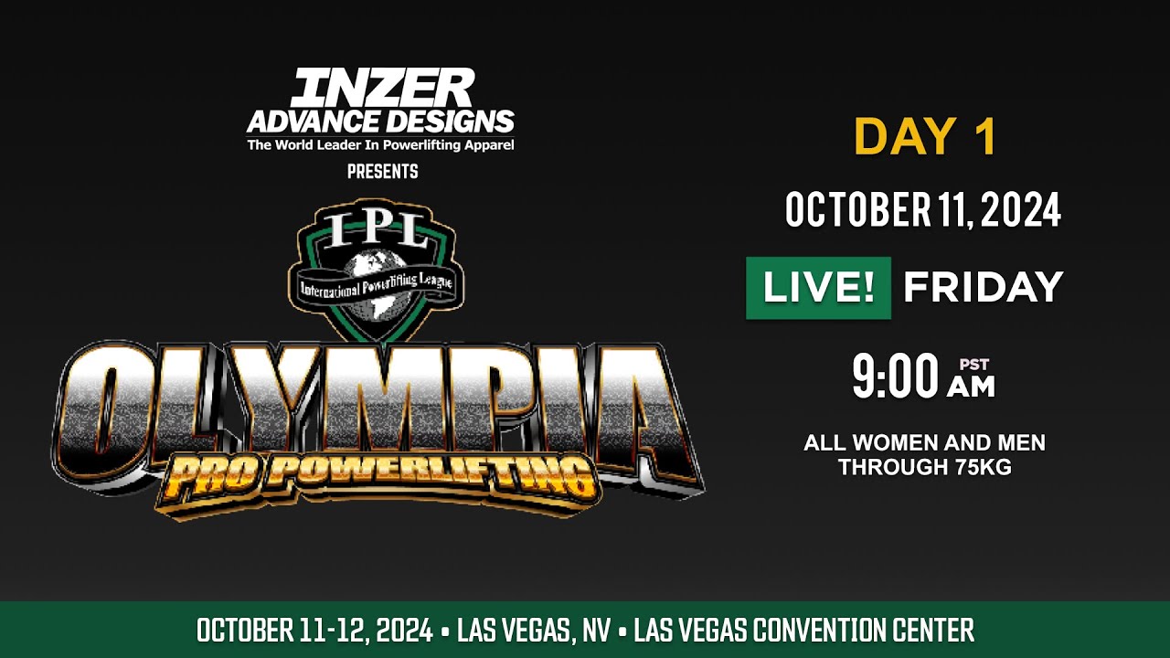 2024 IPL Olympia Pro Powerlifting - Day 1
