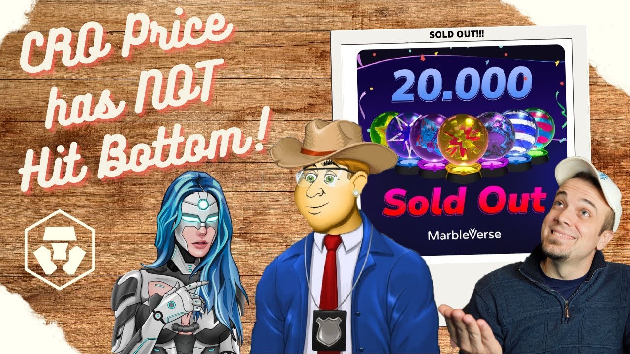 CRO Price has NOT Hit Bottom Yet! | Marie's Cyborgs, The Cronosverse, Marbleverse & More!