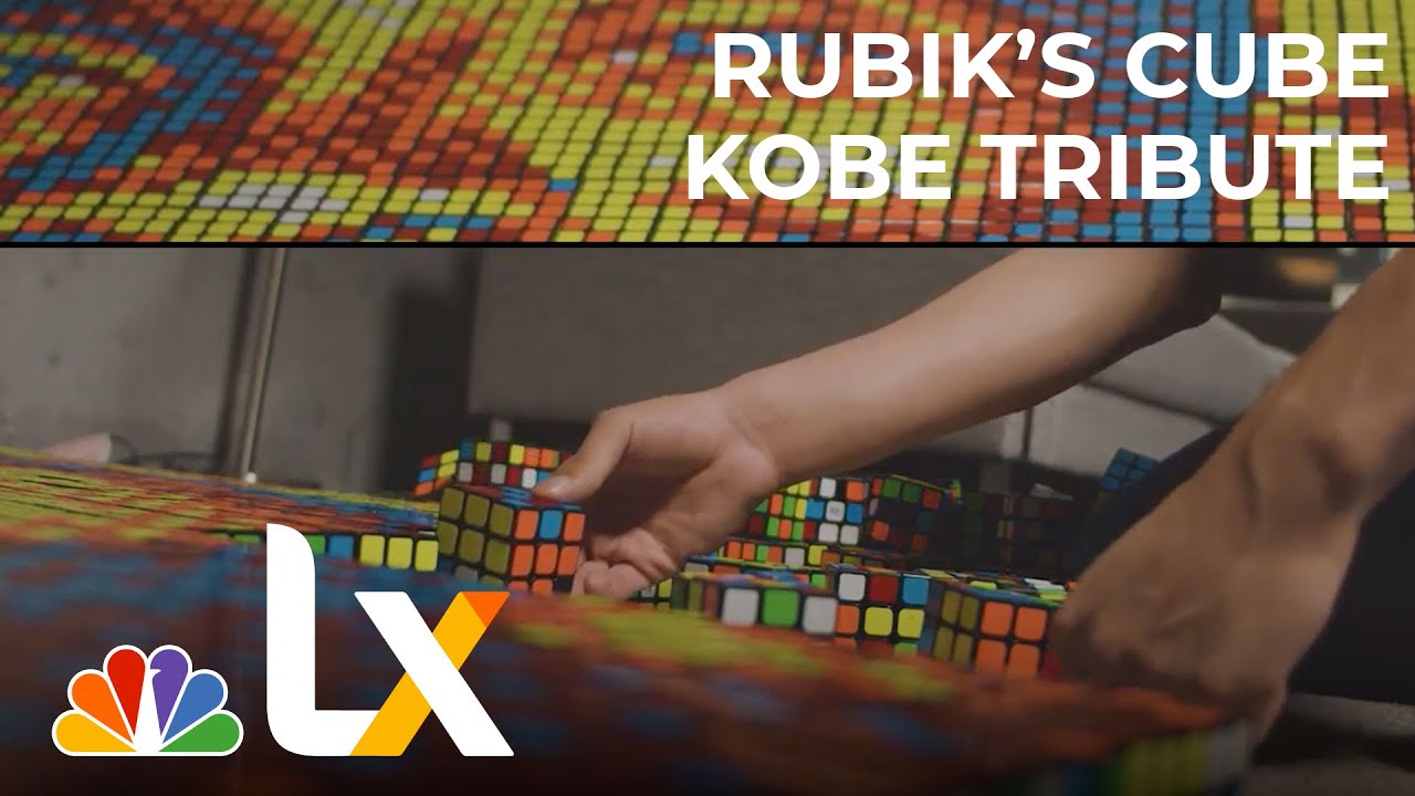 Steven Brundage&rsquo;s Rubik&rsquo;s Cube Art Honors Kobe Bryant | NBCLX