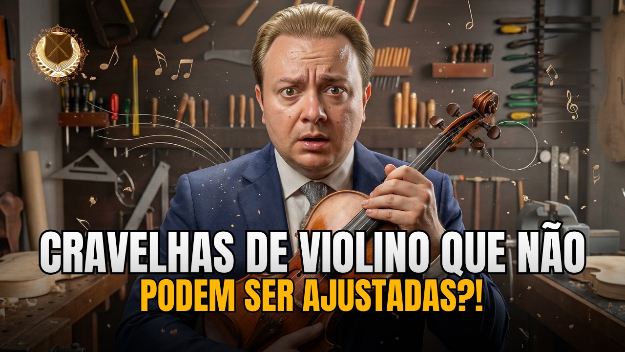CRAVELHAS DE VIOLINO QUE NÃO PODEM SER AJUSTADAS?!
