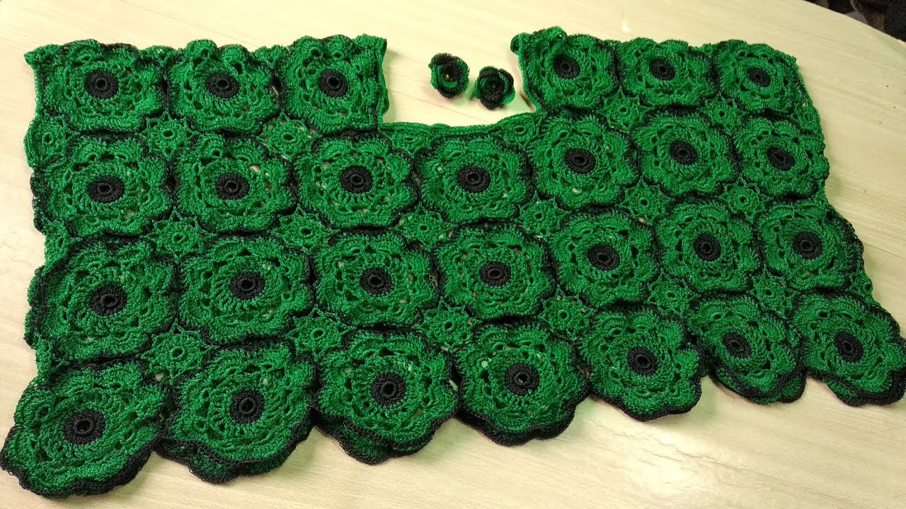 bello diseño a crochet/ideal para guipiles, blusas y vestidos