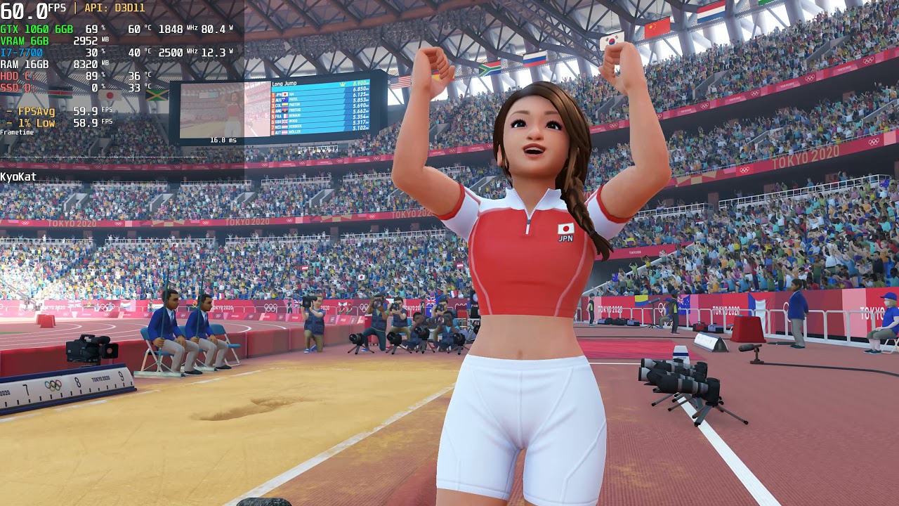 Олимпийские игры Tokyo 2020 – Официальная игра ALL GAMES 1440p 60 FPS Ultra GTX 1060 | Steam