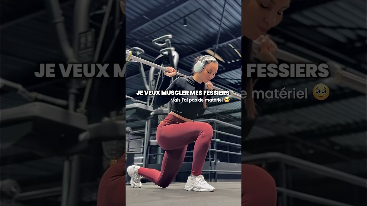 Muscler ses fesses sans mat&eacute;riel &agrave; la maison 🏠 😍 #musculationfemme