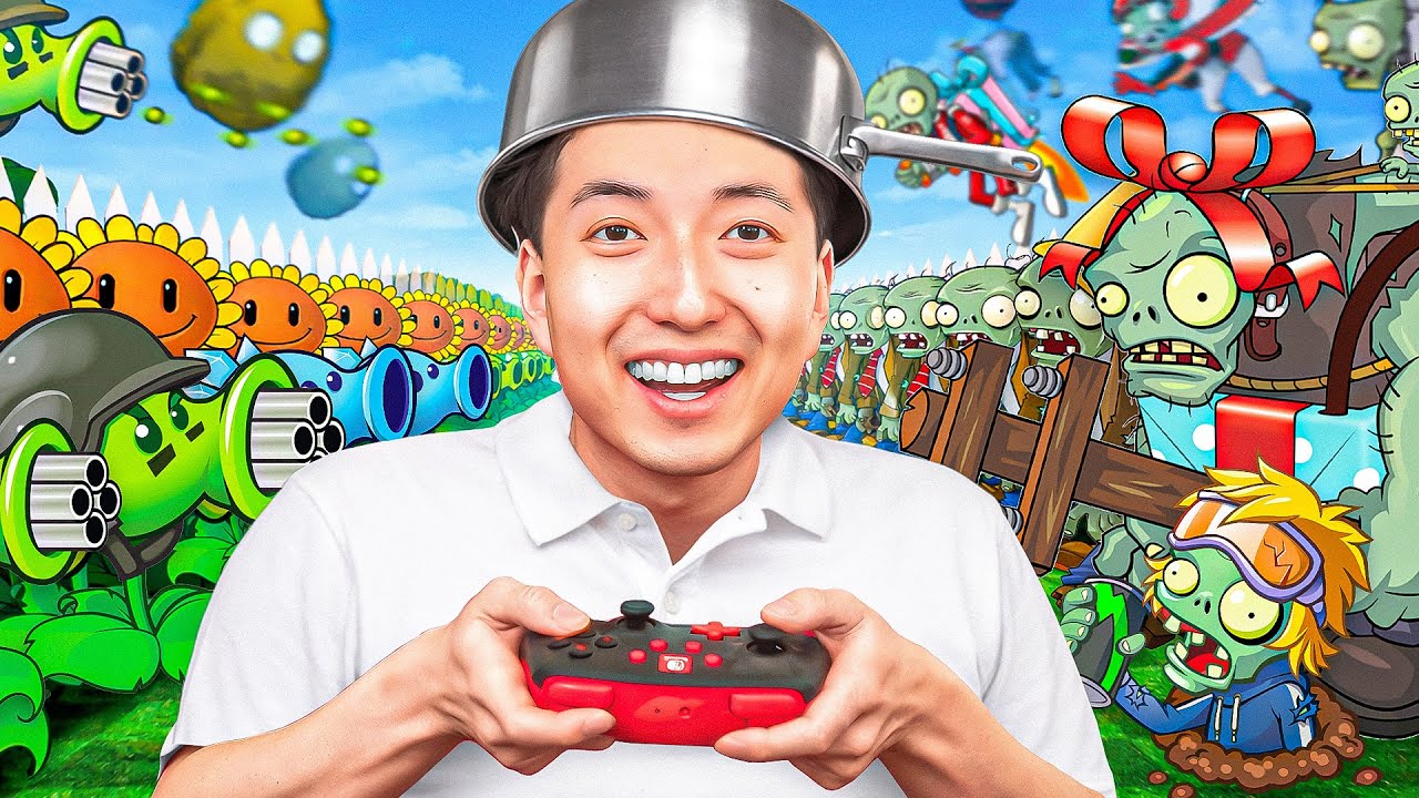 FINALLY PLAYING PLANTS VS ZOMBIES