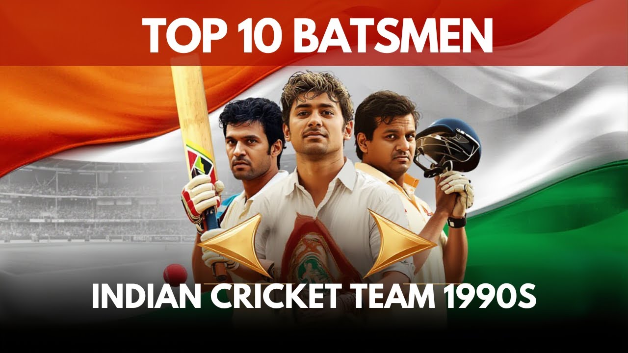 Top 10 Batsman of Indian cricket team in 1990s | Past2Present | Then vs Now