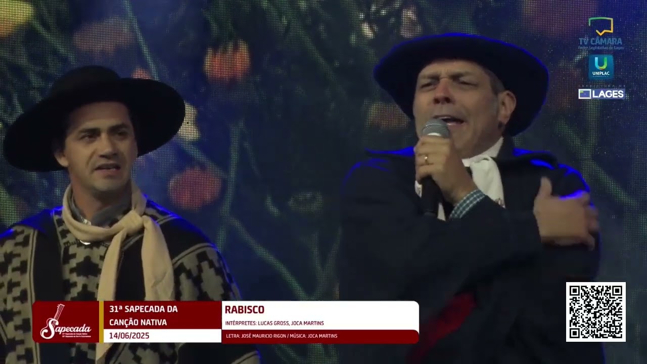 RABISCO - 31ª Sapecada da Canção Nativa 2025 - TV Câmara Lages
