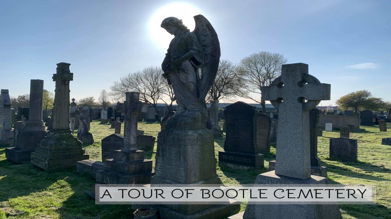 LIVERPOOL WALKS: A Walk around in Bootle Cemetery (HD)