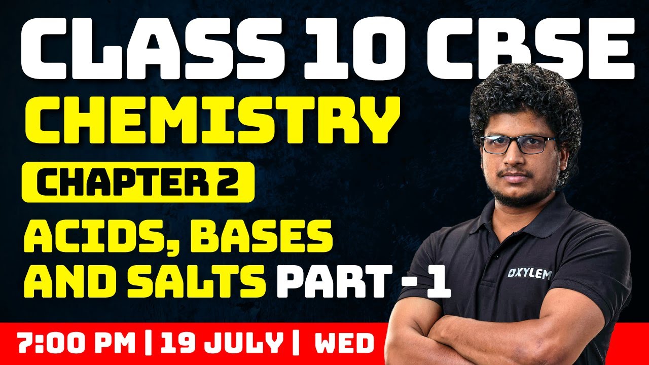 Class 10 CBSE | Chemistry Chapter 2 Acids, Bases And Salts Part - 1 | Xylem Class 10 CBSE