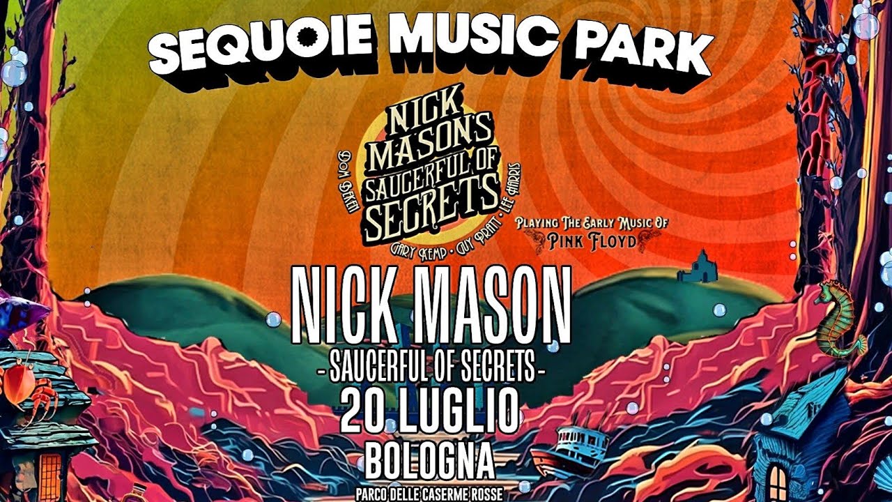 Nick Mason's Saucerful Of Secrets - Sequoie Music Park, Bologna, Italy, 20 jul 2024 FULL VIDEO LIVE