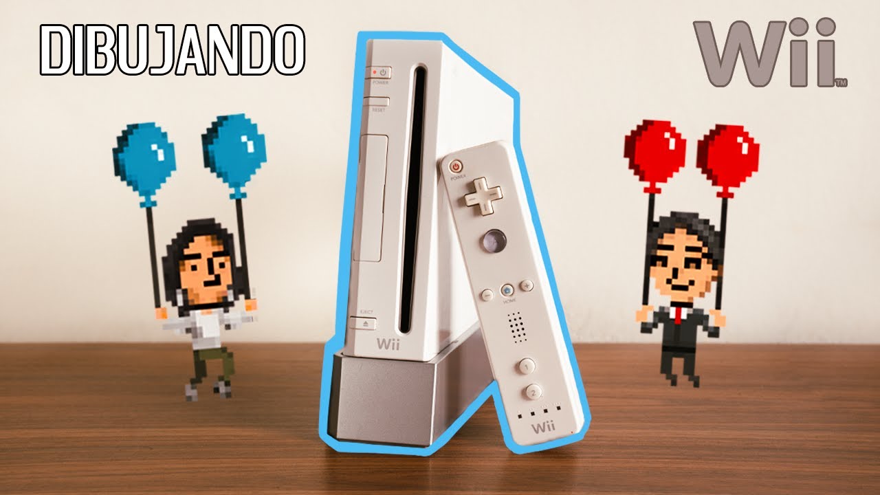 DIBUJANDO en una NINTENDO WII (U DRAW)