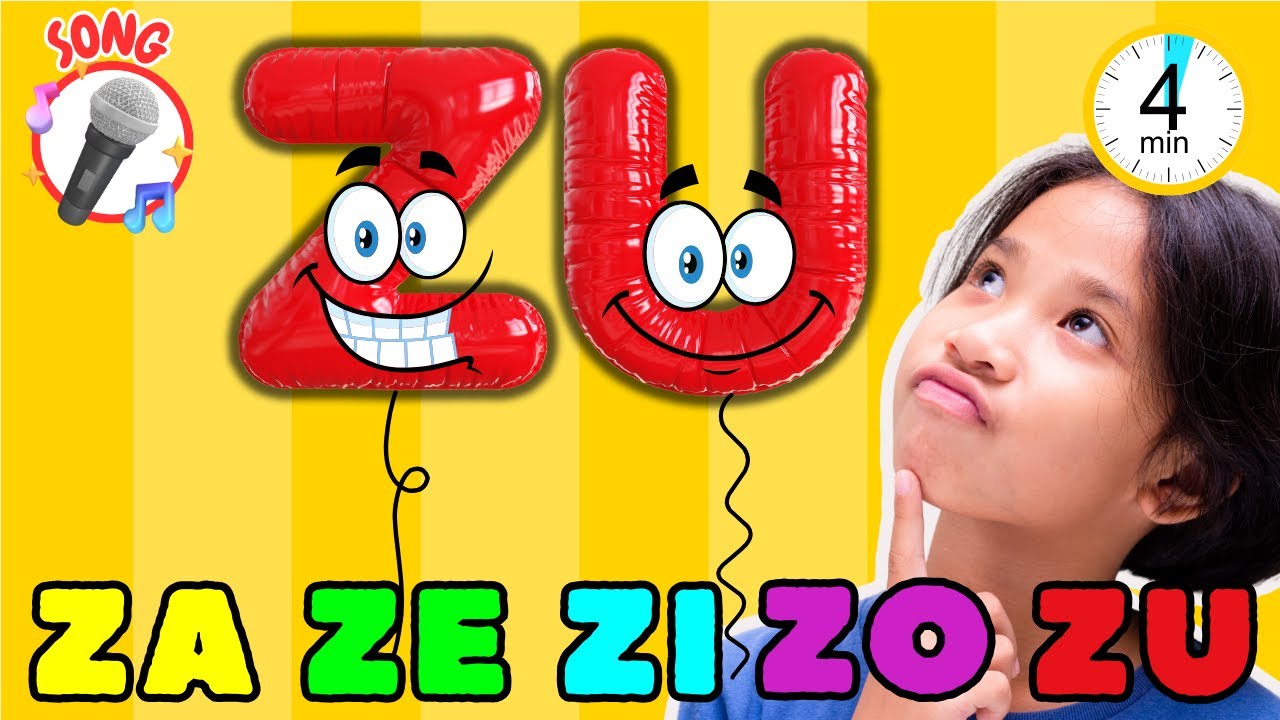 LA LETTERA Z | LE SILLABE ZA ZE ZI ZO ZU | CANZONE PER BAMBINI DAI 3 AI 7 ANNI | SCUOLA PRIMARIA