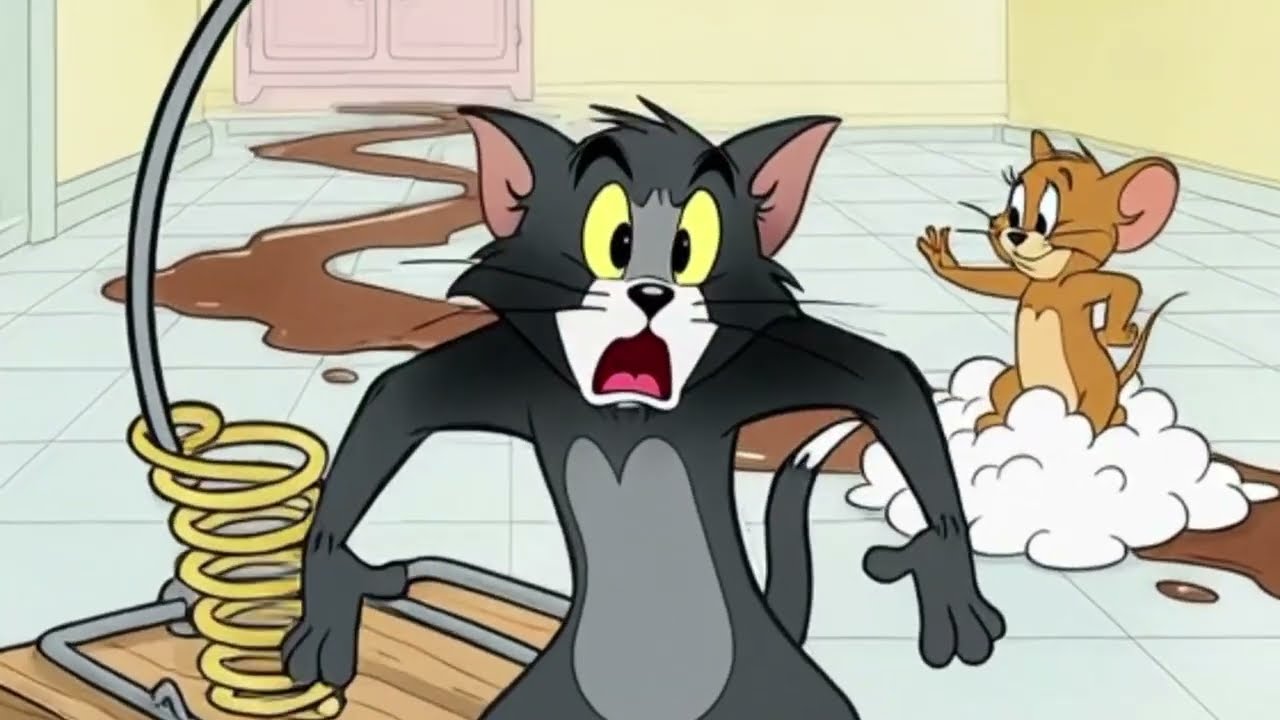 Tom And Jerry Gets Blown Up! Jerry's Explosive Cupcake Prank Classic Cartoon 