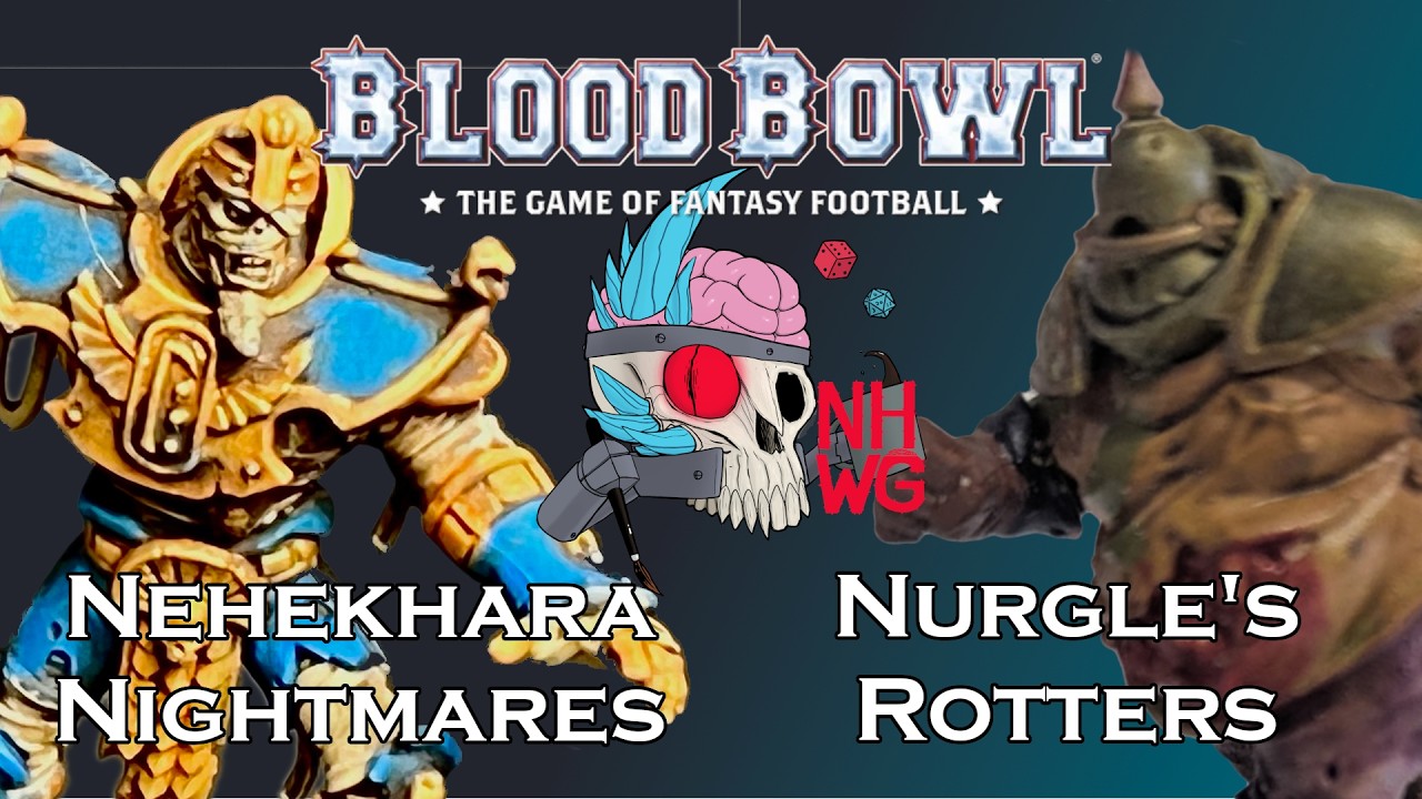 Neuro Bowl I : Tomb Kings vs Nurgle, a #bloodbowl  Battle Report