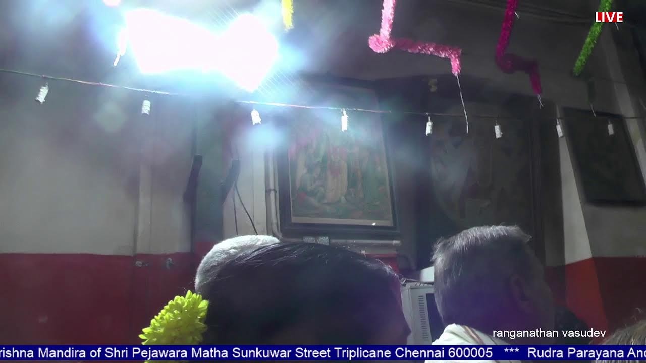 Rudra Parayana And Bhootarajapooja at krishna mandhir CH 5