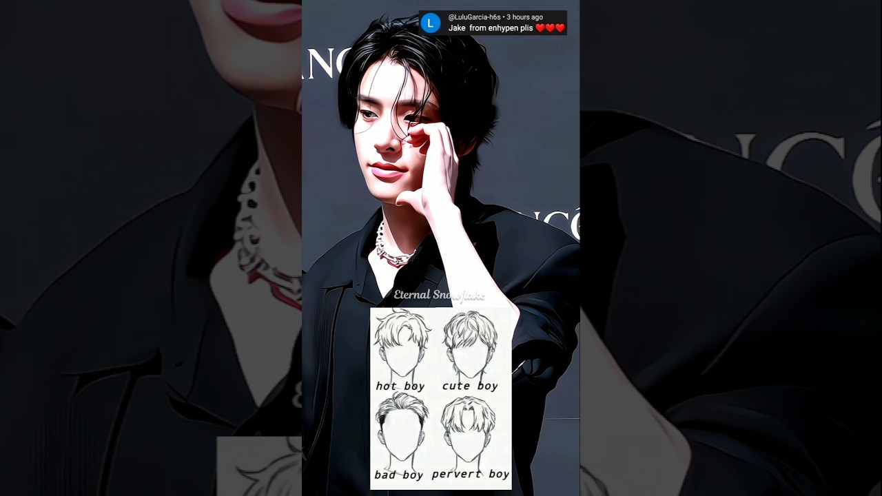 Jake in different hairstyle✨️ #enhypen #jake #kpop #fyp #trending