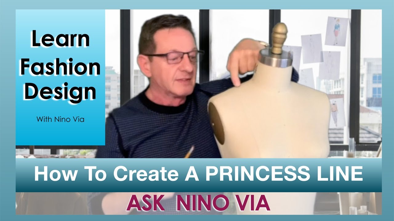 Where Is The Princess Line In Fashion Designing ~ How To Create A Princess Line ~ Princess Seam