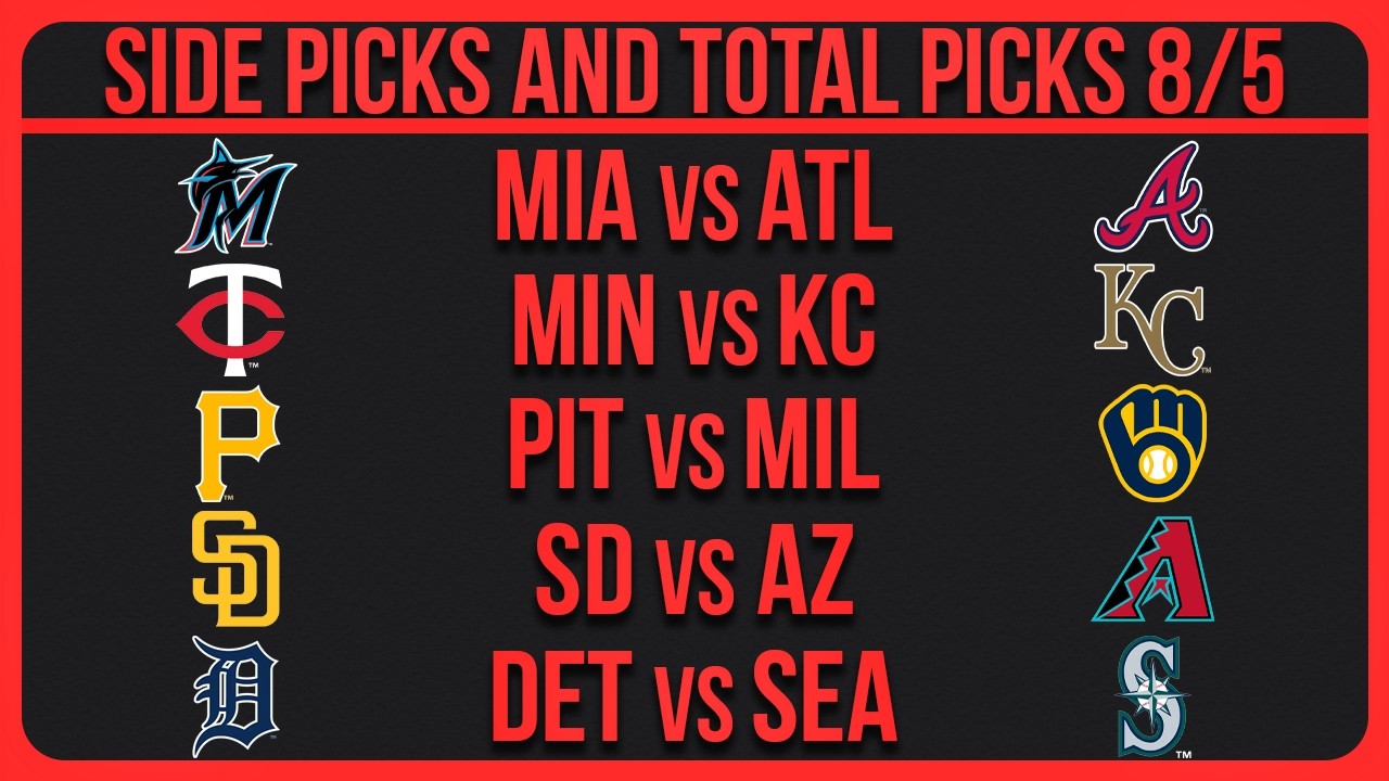MLB Picks Today Wednesday 8/5/26 MLB Picks & Predictions Today (3/3)