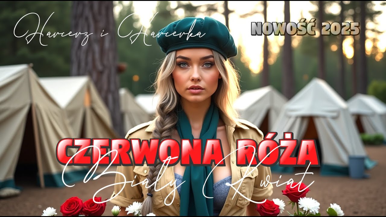 🎵  CZERWONA RÓŻA BIAŁY KWIAT 🌿 | Harcerska Piosenka 2025 [Official Audio]
